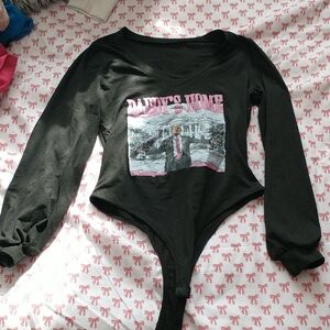 Black and Pink Bodysuit